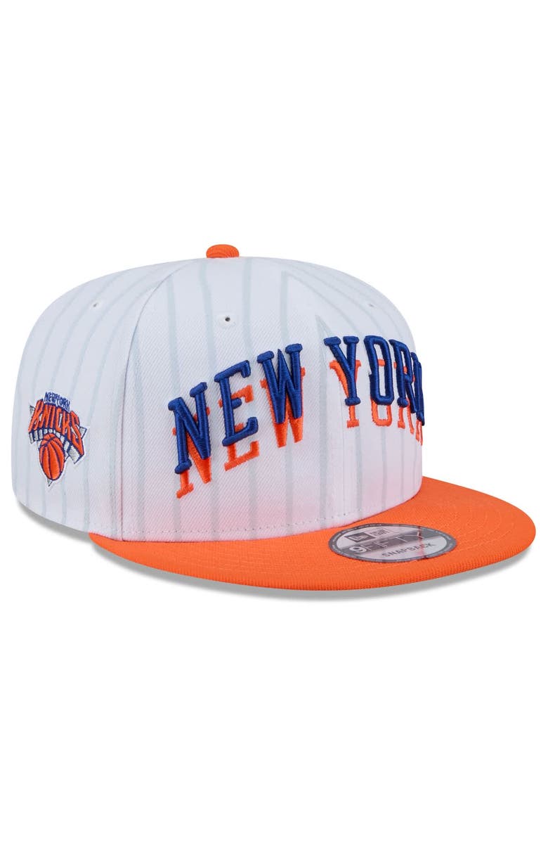 New Era Men's New Era  White New York Knicks 2024/25 City Edition 9FIFTY Snapback Hat, Main, color, 