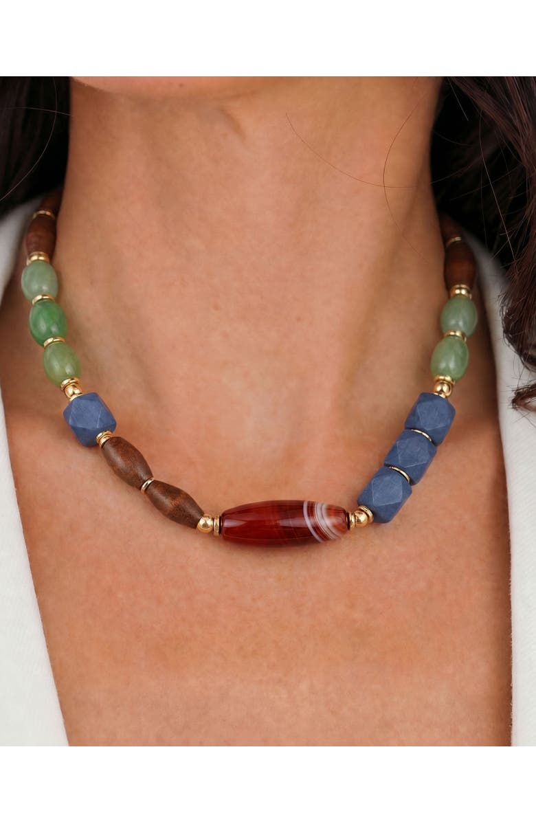 By Lilla Aegean Sea Necklace, Alternate, color, Multi