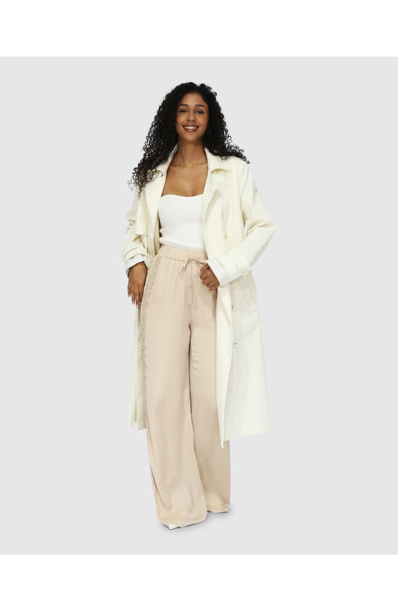 Belle & Bloom Empirical Trench Coat, Alternate, color, White