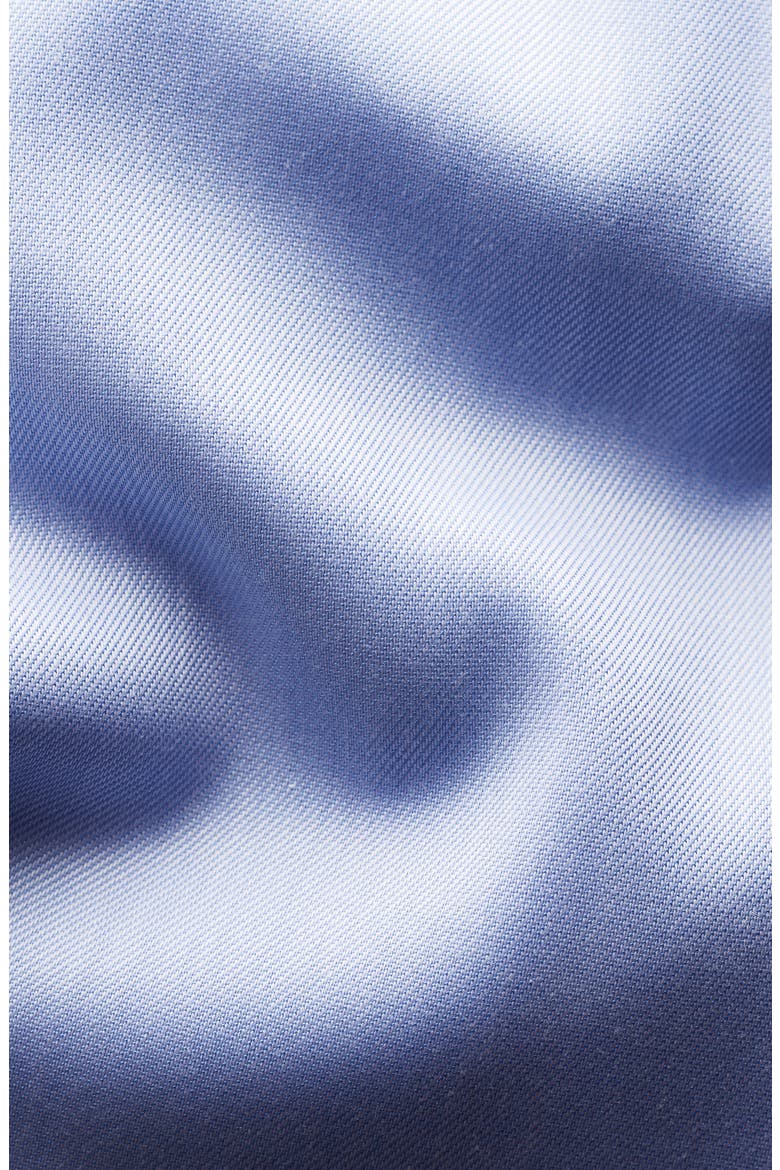 Contemporary Fit Solid Blue Dress Shirt, Alternate, color, BLUE