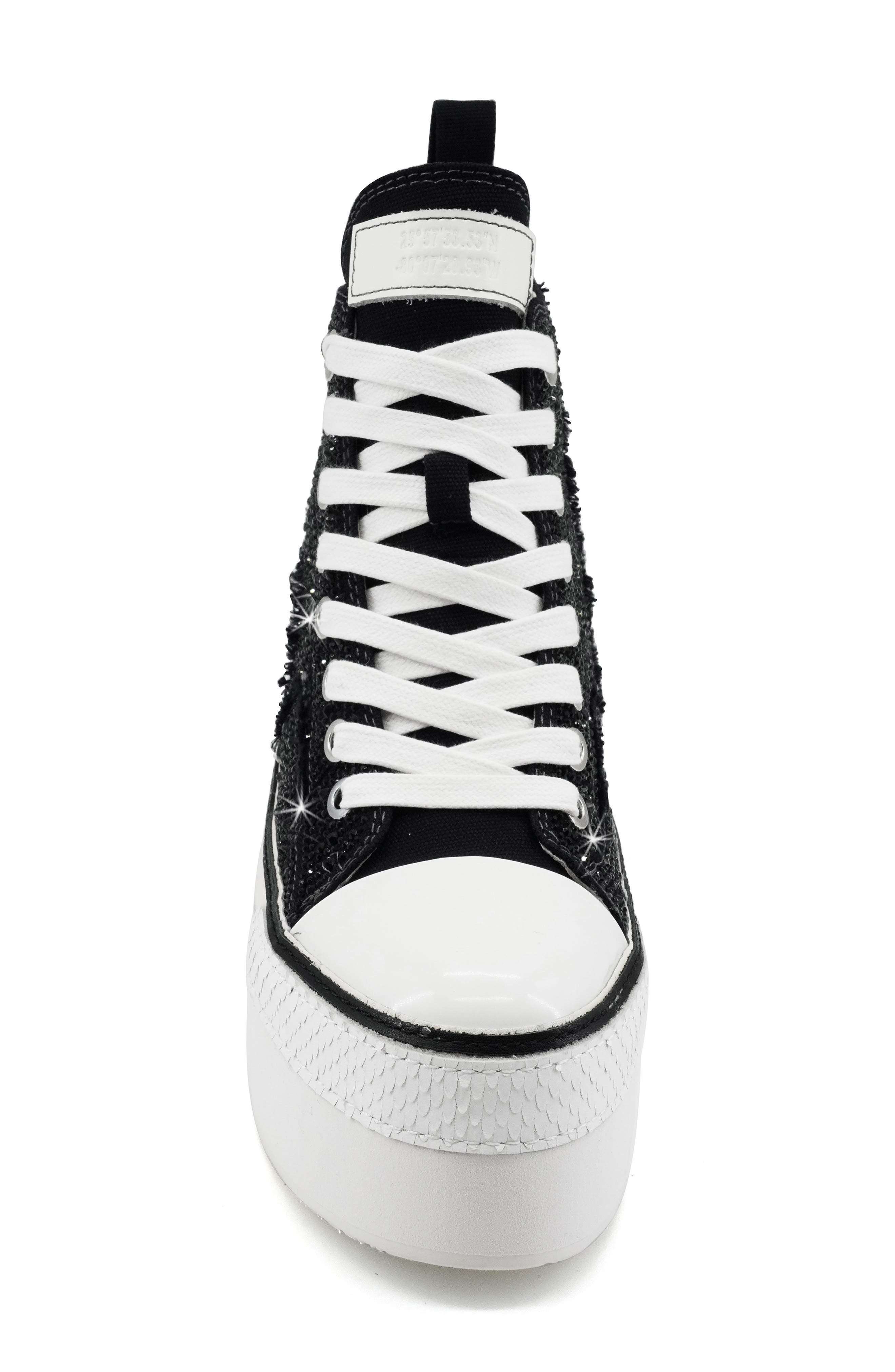 ZIGI Carmensa High Top Platform Sneaker, Alternate, color, Black