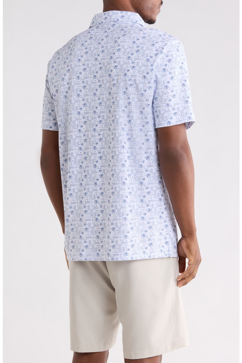 Crystal Sea Performance Polo, Alternate, color, WHITE