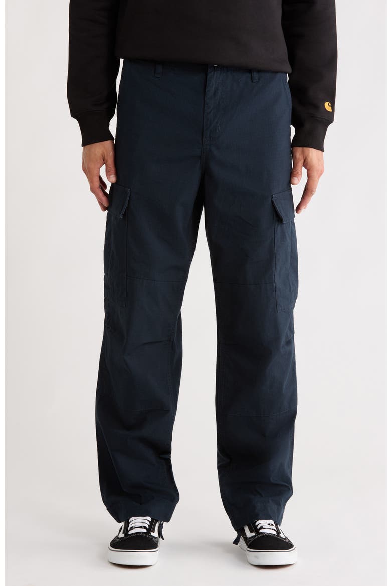 Cotton Ripstop Cargo Pants, Main, color, DEEP NIGHT RINSED