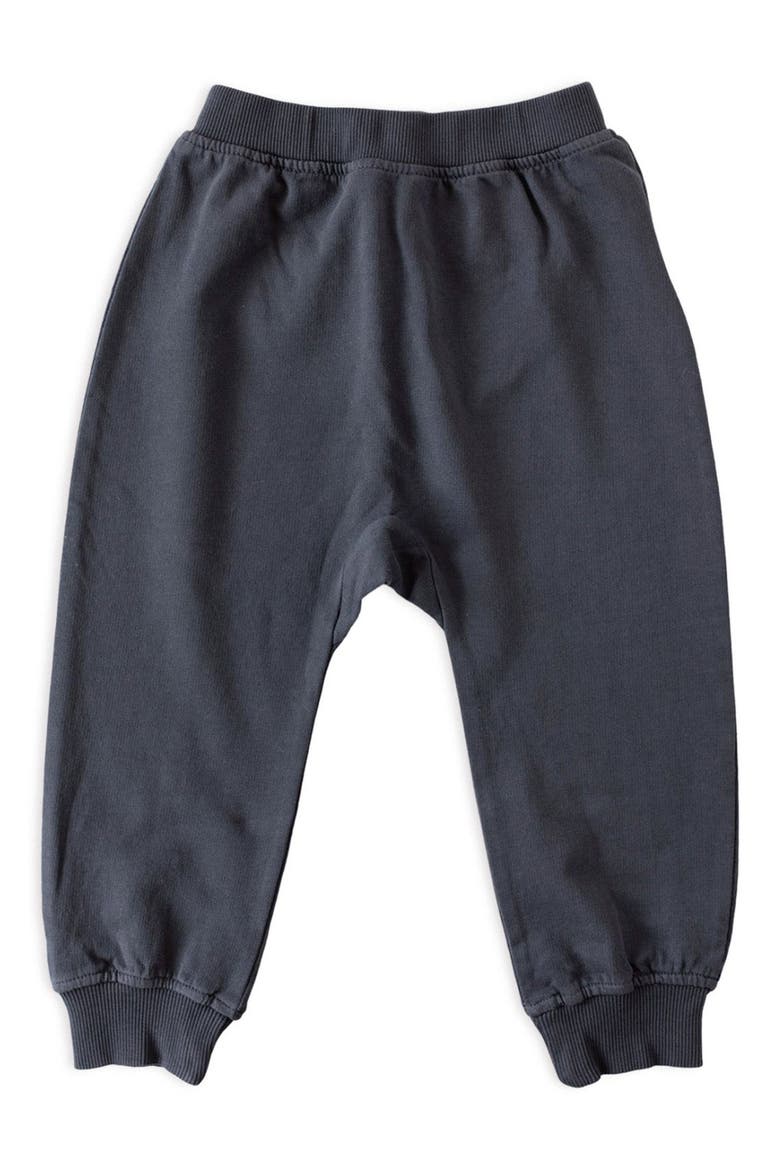 Organic Cotton French Terry Harem Pants, Main, color, INK BLUE