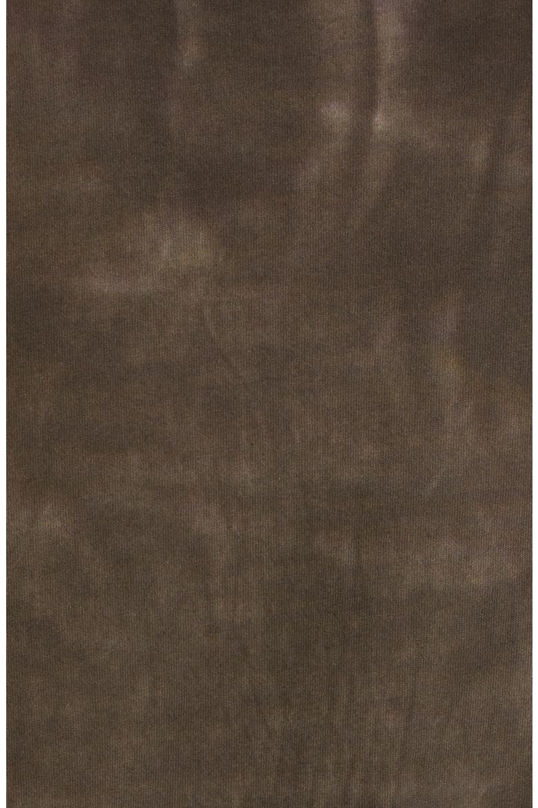 Edra Couer Tie Dye Cotton Graphic Tee, Alternate, color, DARK BROWN/ PINK
