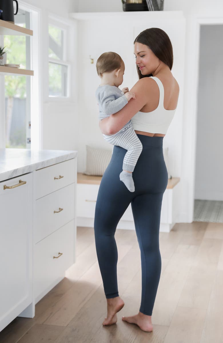 Pregnancy Pants Black Maternity Tights BLANQI High-Waist