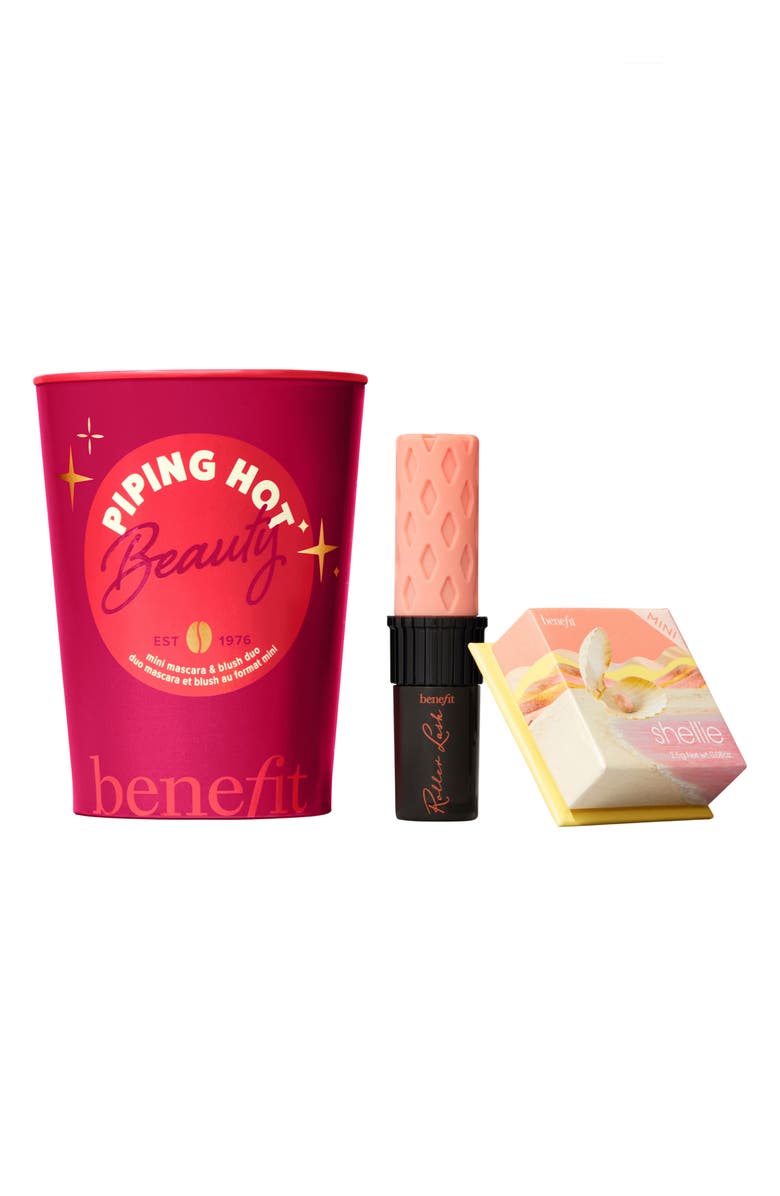 Benefit Cosmetics Piping Hot Beauty Mascara & Blush Set $34 Value, Main, color, 