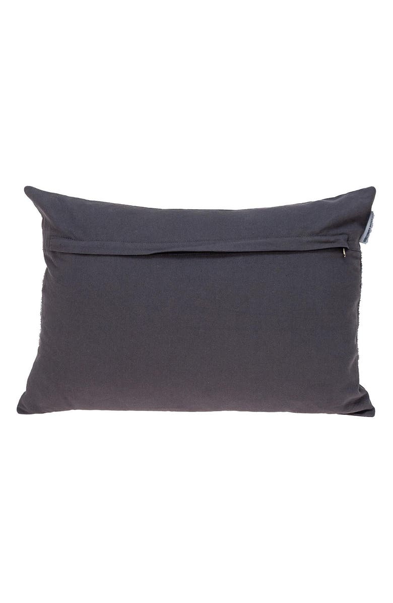 PARKLAND COLLECTION Misty Embellished Beaded Accent Pillow, Alternate, color, Gray