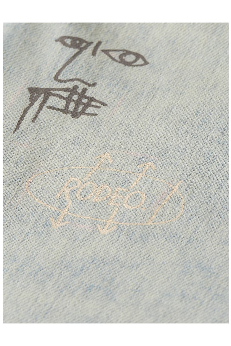 Kids' x Basquiat The Deep Loose Jeans, Alternate, color, TEXAS BLUE