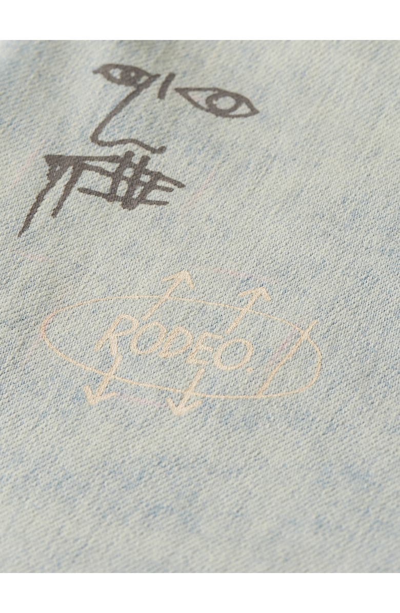 Scotch & Soda Kids' x Basquiat The Deep Loose Jeans, Alternate, color, Texas Blue