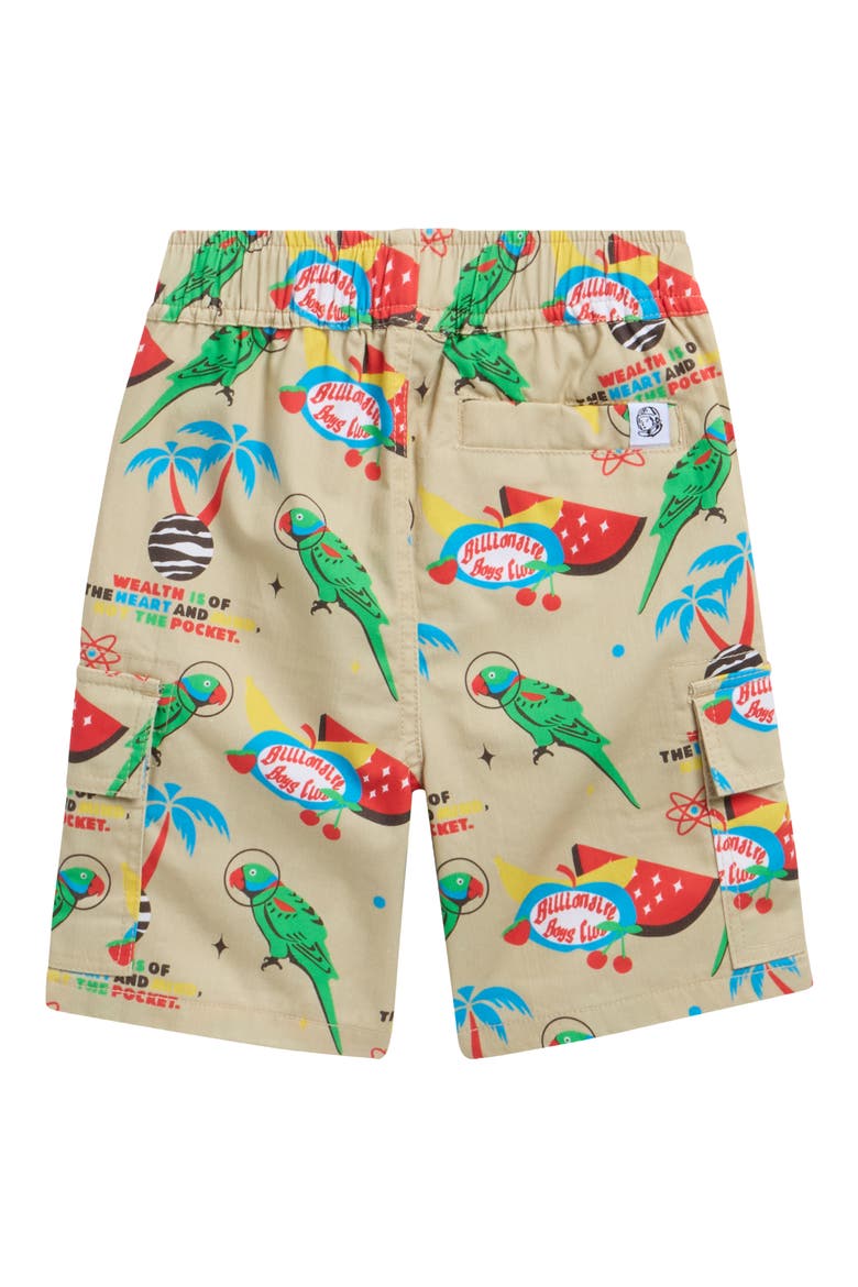 Kids' Birdie Cargo Shorts, Alternate, color, PALE GREEN OLIVE