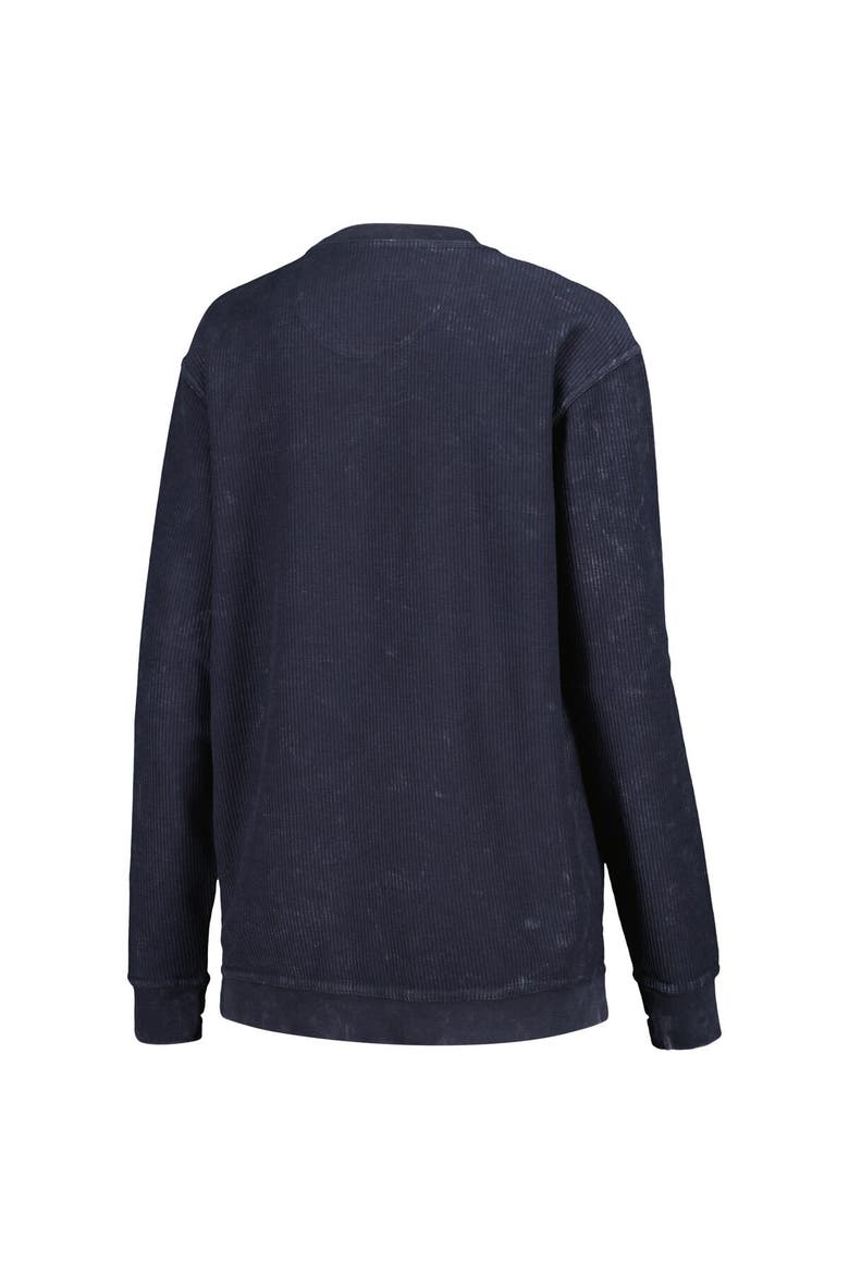 Women's G-III 4Her by Carl Banks Navy Dallas Cowboys Comfy Cord Pullover Sweatshirt, Alternate, color, Navy