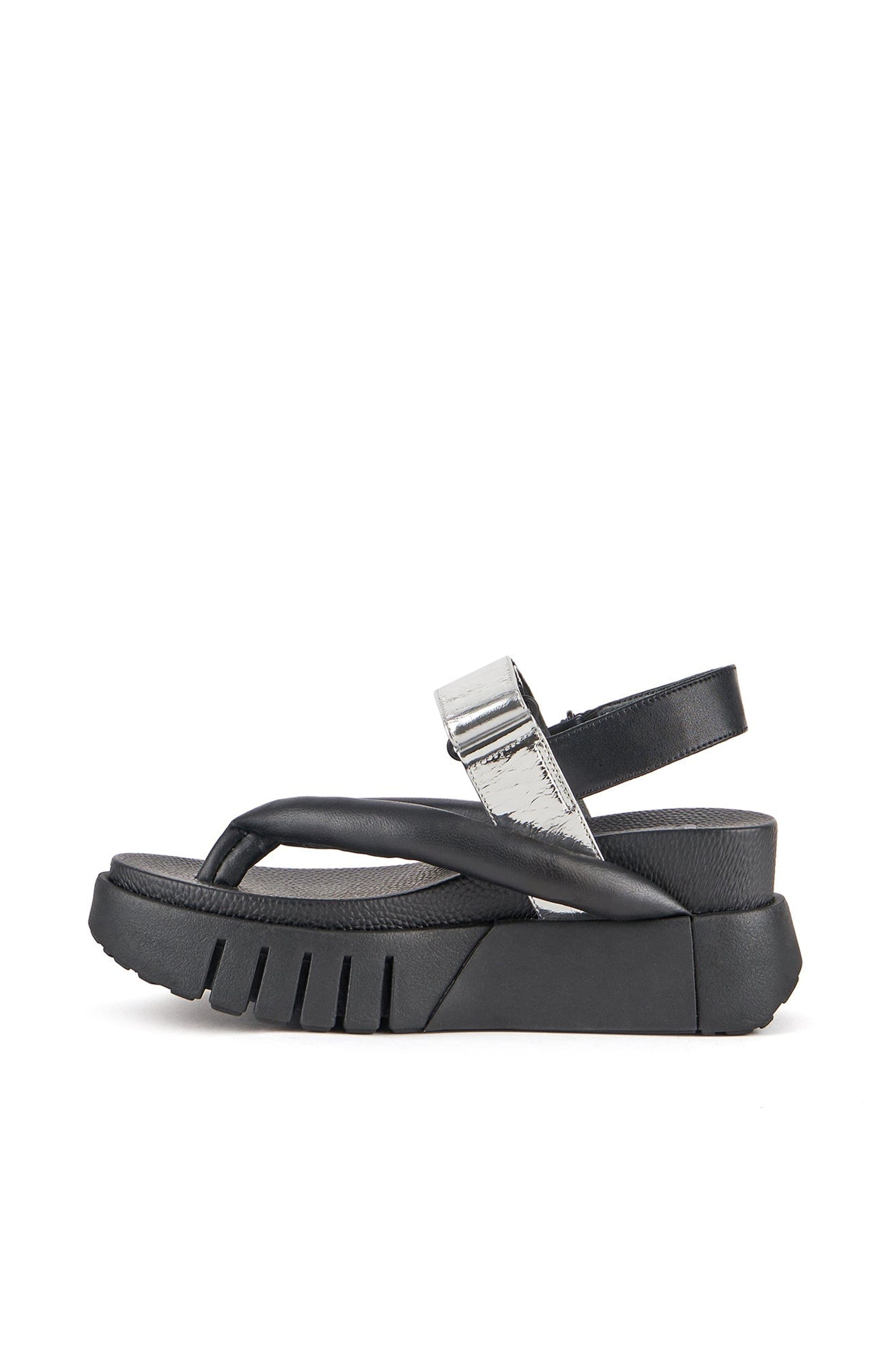 United Nude Delta Tong Sandals, Alternate, color, Silver