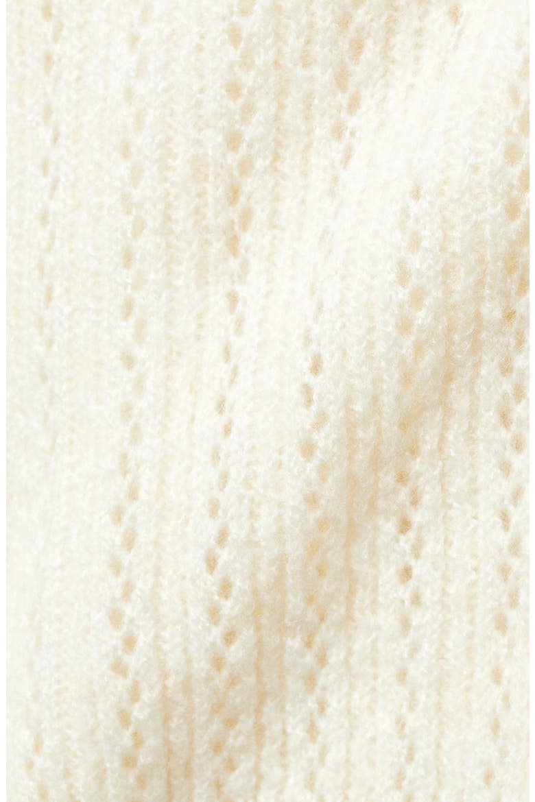 Openwork Sweater, Alternate, color, OFF WHITE