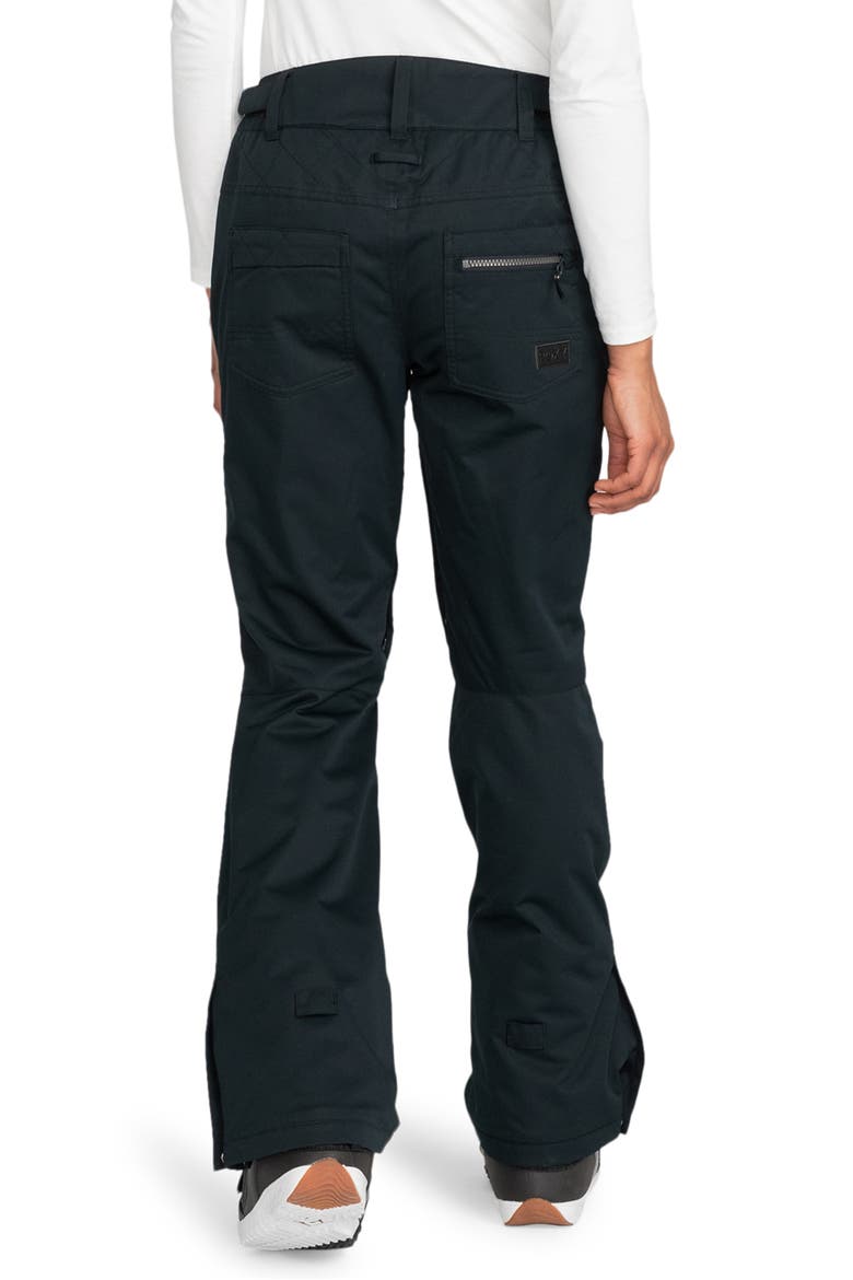 Nadia Insulated Waterproof Snow Pants, Alternate, color, TRUE BLACK