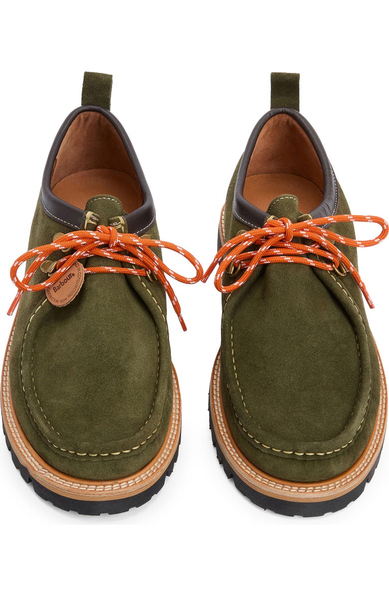 Barbour x Wildbunch Coatham Boat Shoe, Alternate, color, Green