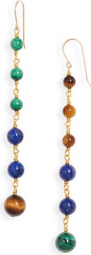 NEST Jewelry Semiprecious Stone Drop Earrings