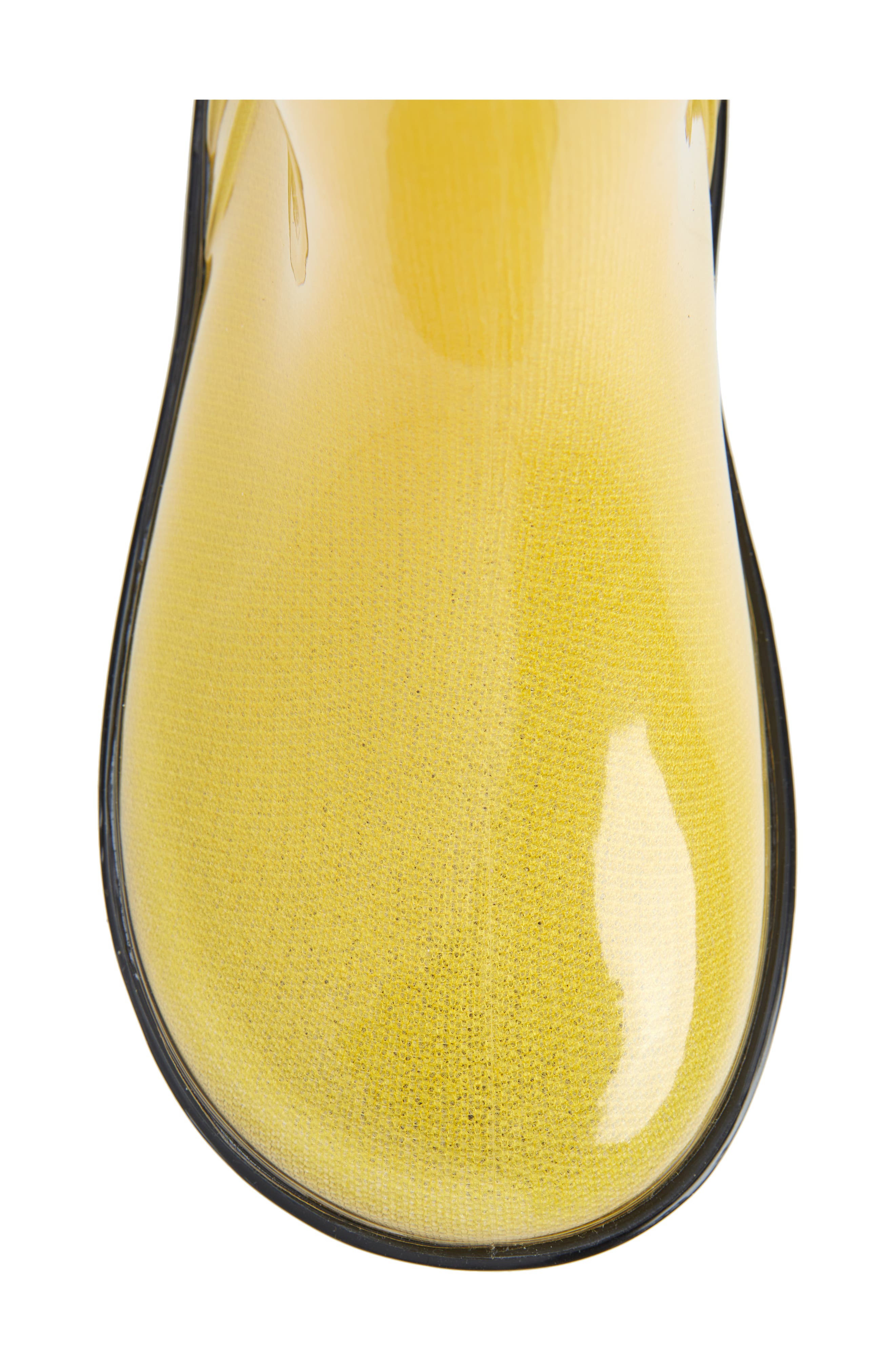Rubber Rain Boot, Alternate, color, YELLOW/ GREY
