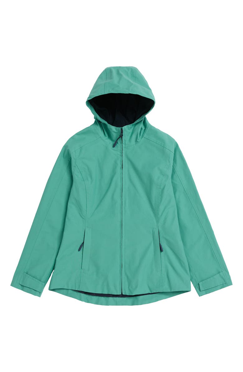 Seasalt Cornwall Waterway Hooded Waterproof Jacket, Alternate, color, Sage Leaf