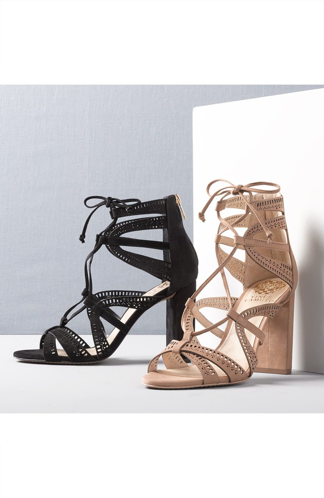 Vince Camuto Mindie Ghillie Sandal, Alternate, color, 