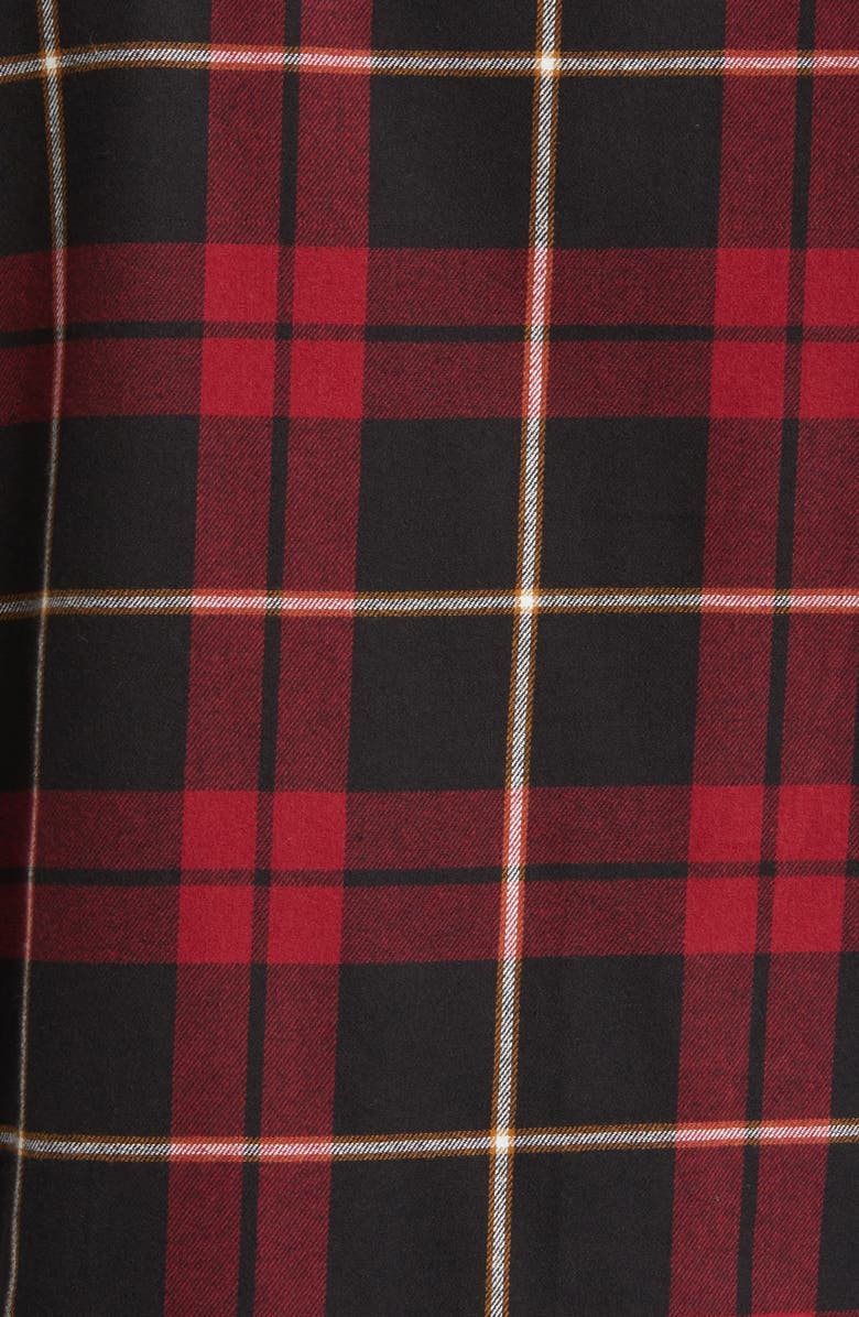 Majestic International Plaid Flannel Pajamas, Alternate, color, 