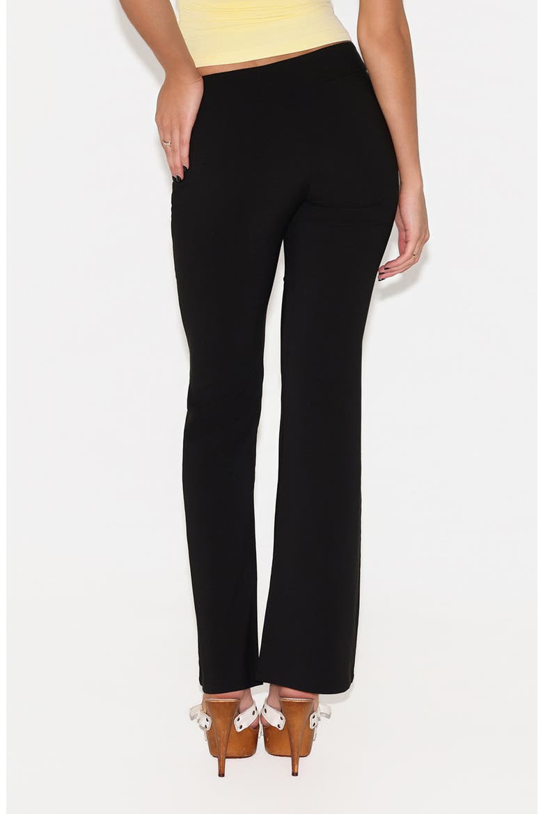 Jetta Low Rise Flared Pants, Alternate, color, BLACK