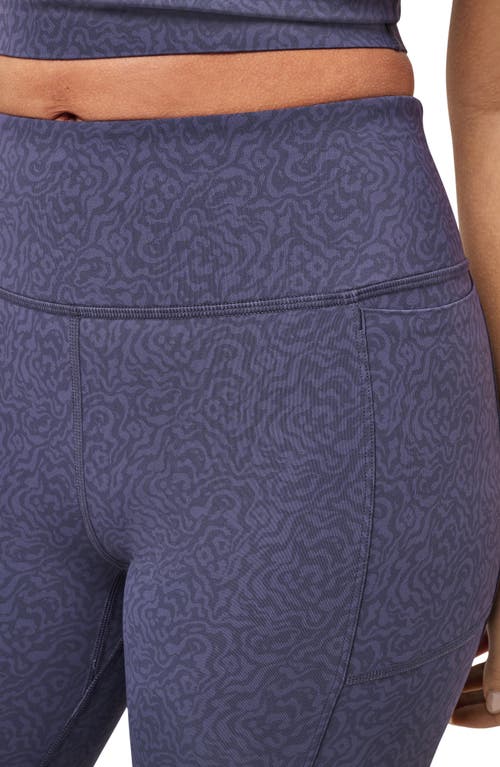 Travismathew Moveknit Bonded Pocket Leggings In Blue