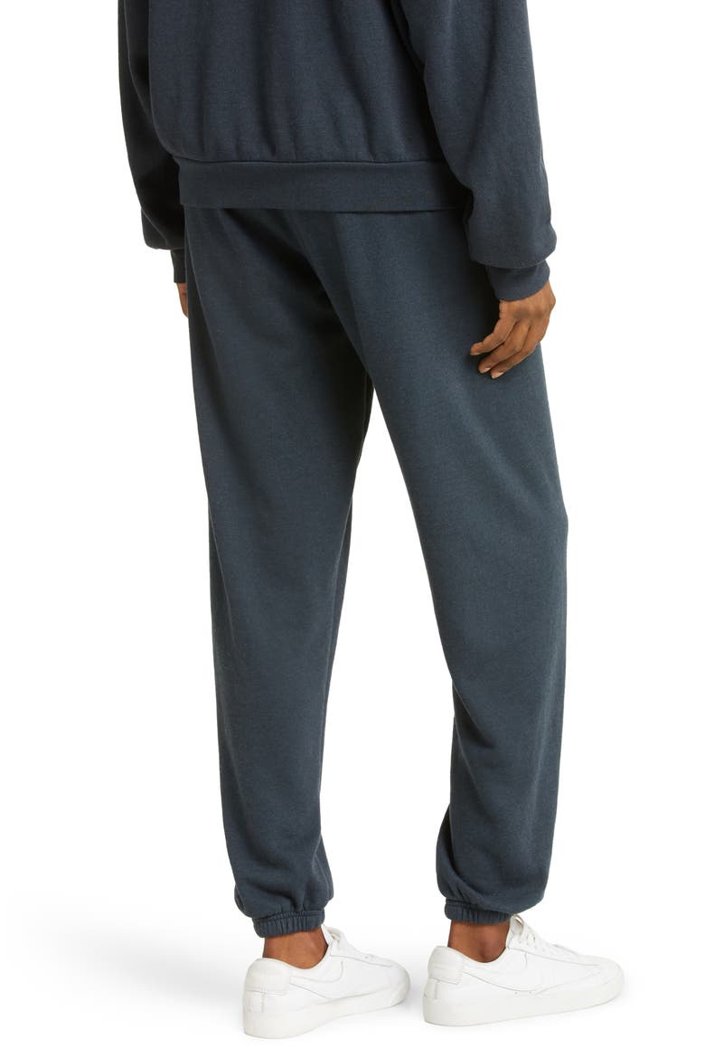 Rainbow Embroidered Sweatpants, Alternate, color, CHARCOAL