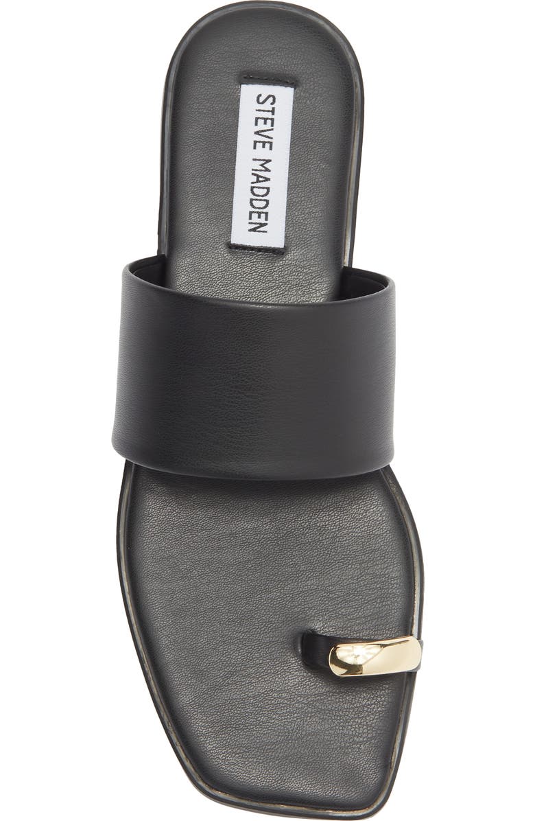 Steve Madden Thea Slide Sandal, Alternate, color, Black