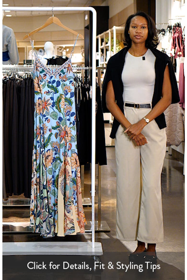Floral Delight Sleeveless Maxi Dress video