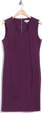 Calvin Klein Seamed Sheath Dress