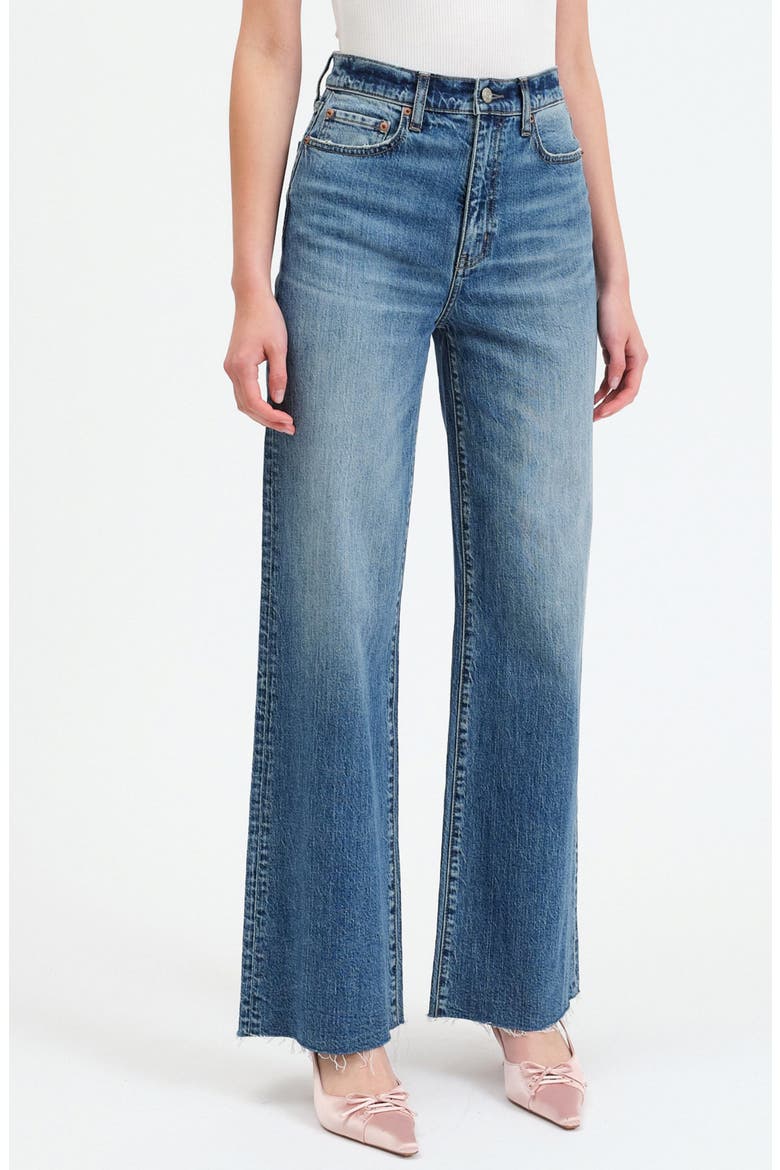 Far Out High Waist Wide Leg Jeans, Alternate, color, STUNNER