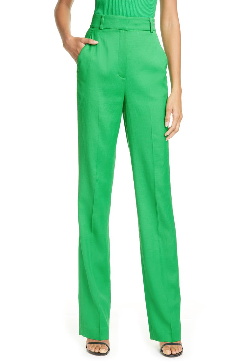 Nigel II High Waist Wide Leg Pants, Main, color, PRICKLY PEAR