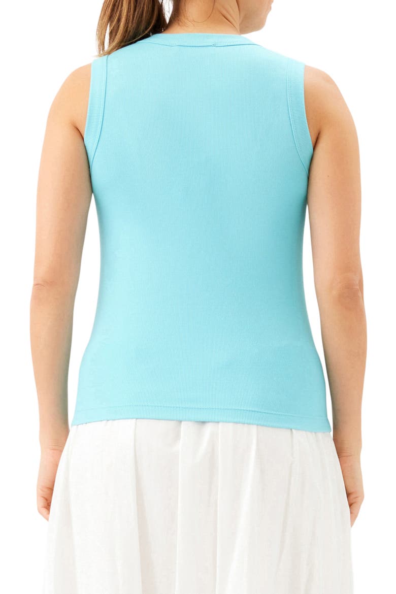 Crewneck Rib Tank, Alternate, color, AQUA