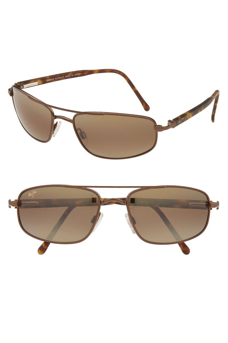 'Kahuna -PolarizedPlus®2' 59mm Sunglasses, Main, color, COPPER