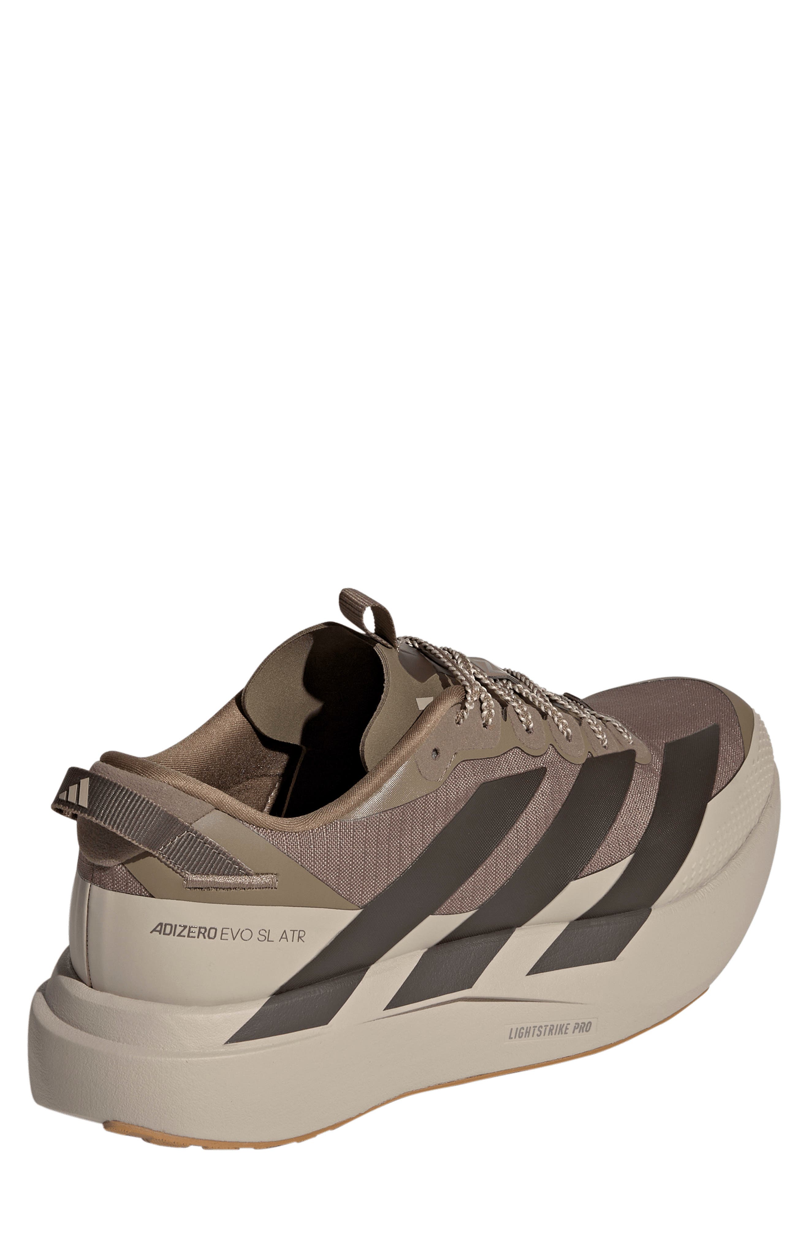 Adizero Evo SL Running Shoe, Alternate, color, KHAKI/ SHADOW OLIVE/ KHAKI