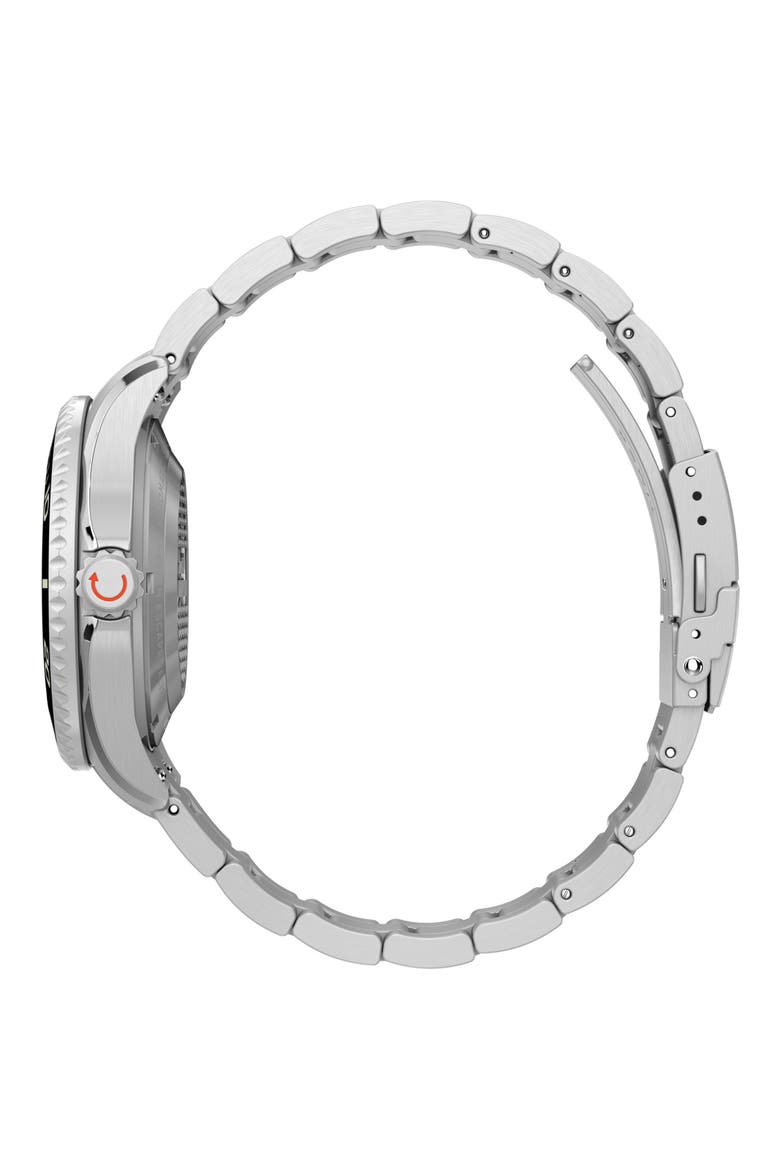 Deepwater Meridian Automatic Bracelet Watch, 41mm, Alternate, color, SILVER