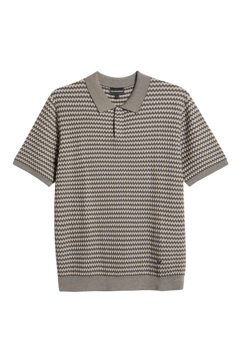 Short Sleeve Virgin Wool Polo Sweater, Alternate, color, SOLID LIGHT/ PASTEL GREY