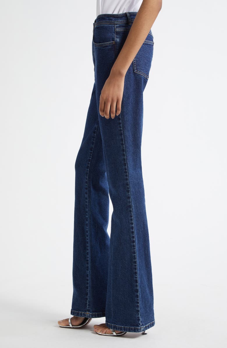 Cinq à Sept Tailors Crease Shailene Flare Jeans, Alternate, color, 