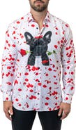 Maceoo Fibonacci Guiltylove Cotton Button-Up Shirt