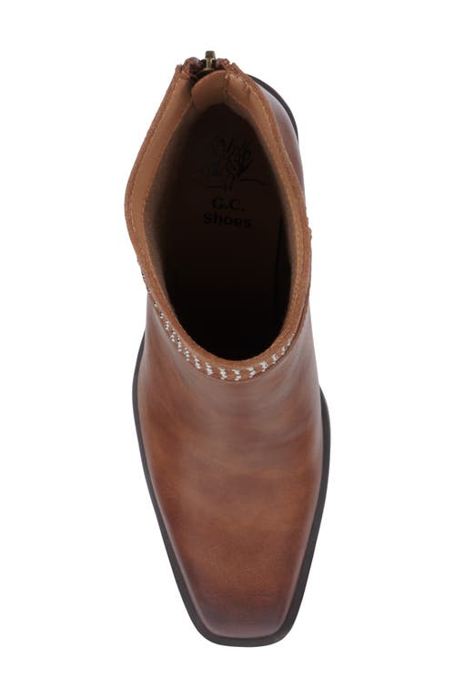 Good Choice New York Dawn Embellished Bootie In Brown