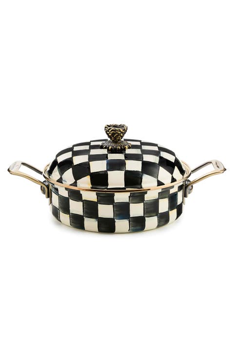 Courtly Check 3-Quart Casserole with Lid
