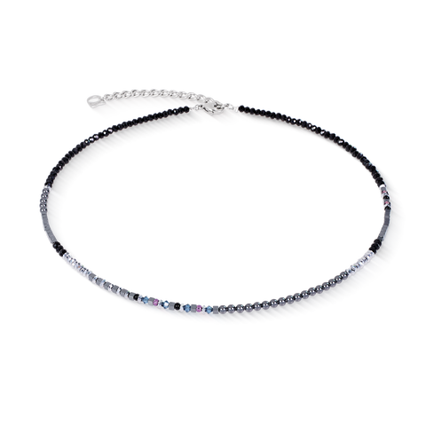 Necklace Fusion Offset Graphic grey-black