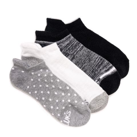 Women's Dream Step Sporty Low Cut Ankle Socks, 4 Pair Pack