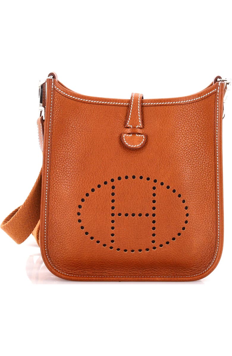 Pre-Owned Hermes Evelyne Bag Gen III Barenia Faubourg TPM, Main, color, Fauve