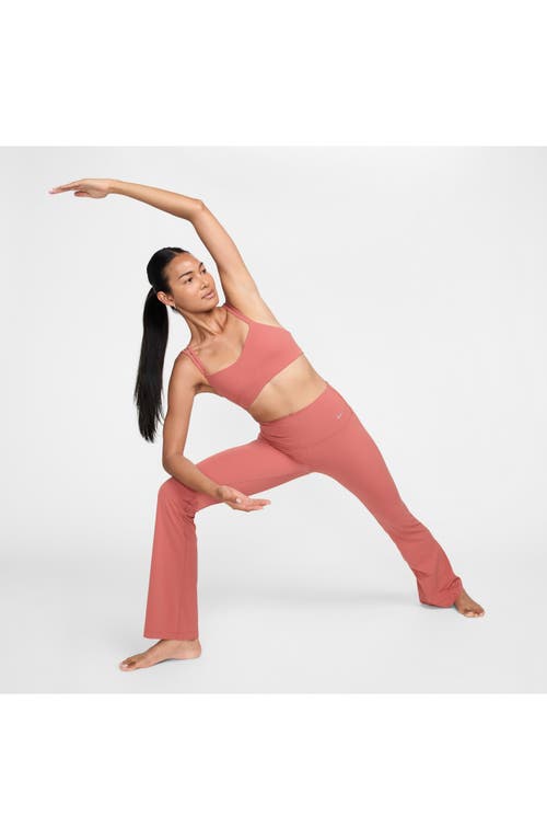 Nike Zenvy High-waisted Flared Leggings In Multi