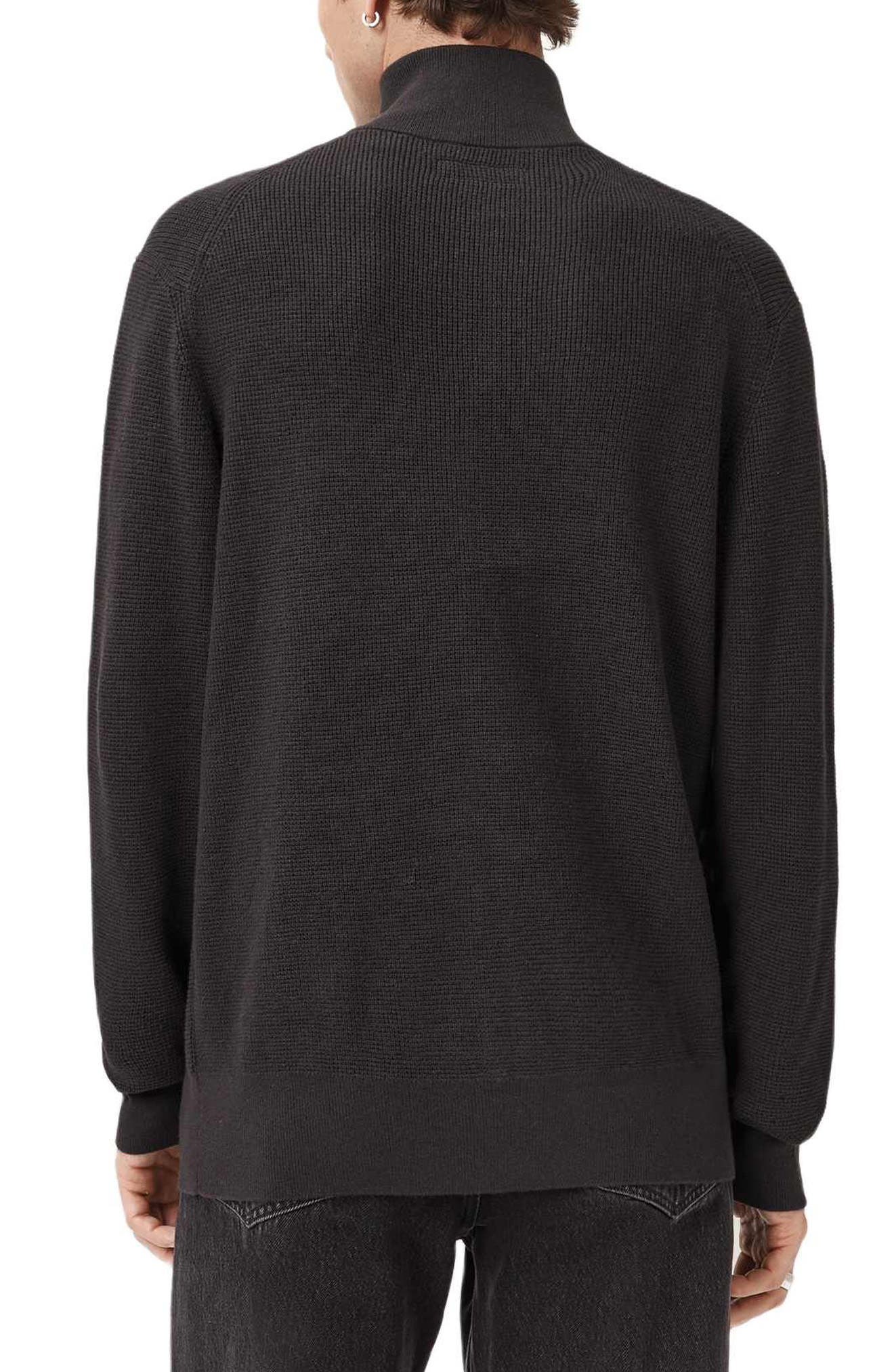 Wool Blend Quarter Zip Sweater - image 2