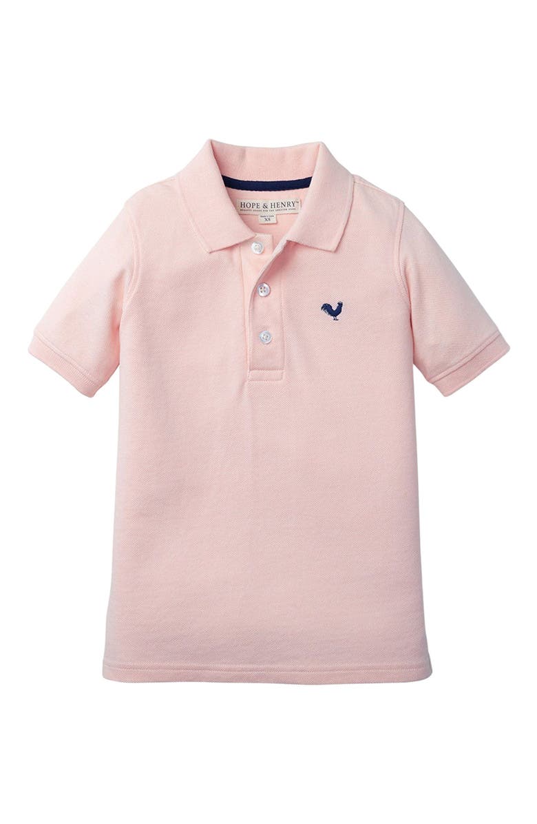 Hope & Henry Boys' Lightweight Pique Polo, Kids, Main, color,