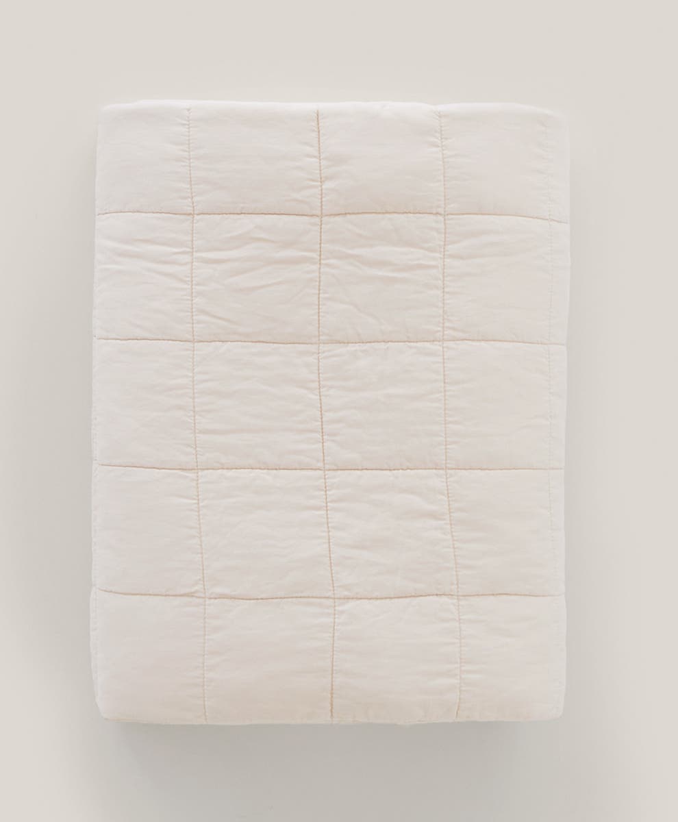 Pact Organic Cotton Organic Quilt - Bone, King/California King