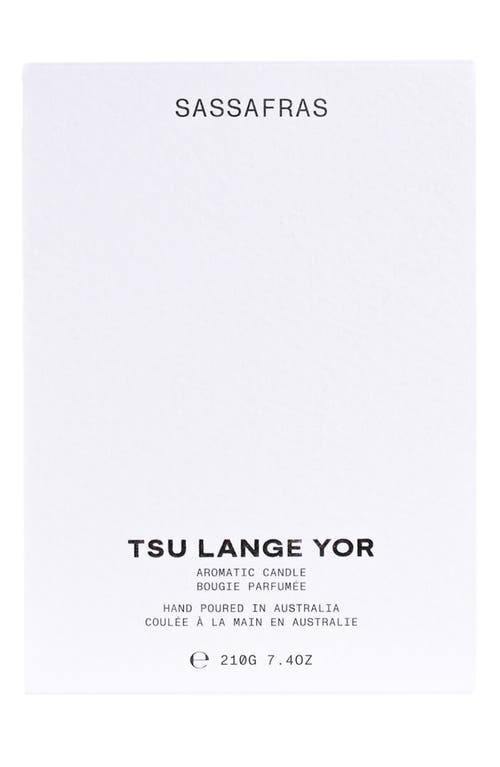 Tsu Lange Yor Sassafras Scented Candle In Green
